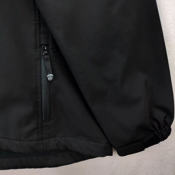 Reebok Jacket Mens 2XL Black Full Zip Playshield Soft Shell Performance Stretch - Picture 5 of 15